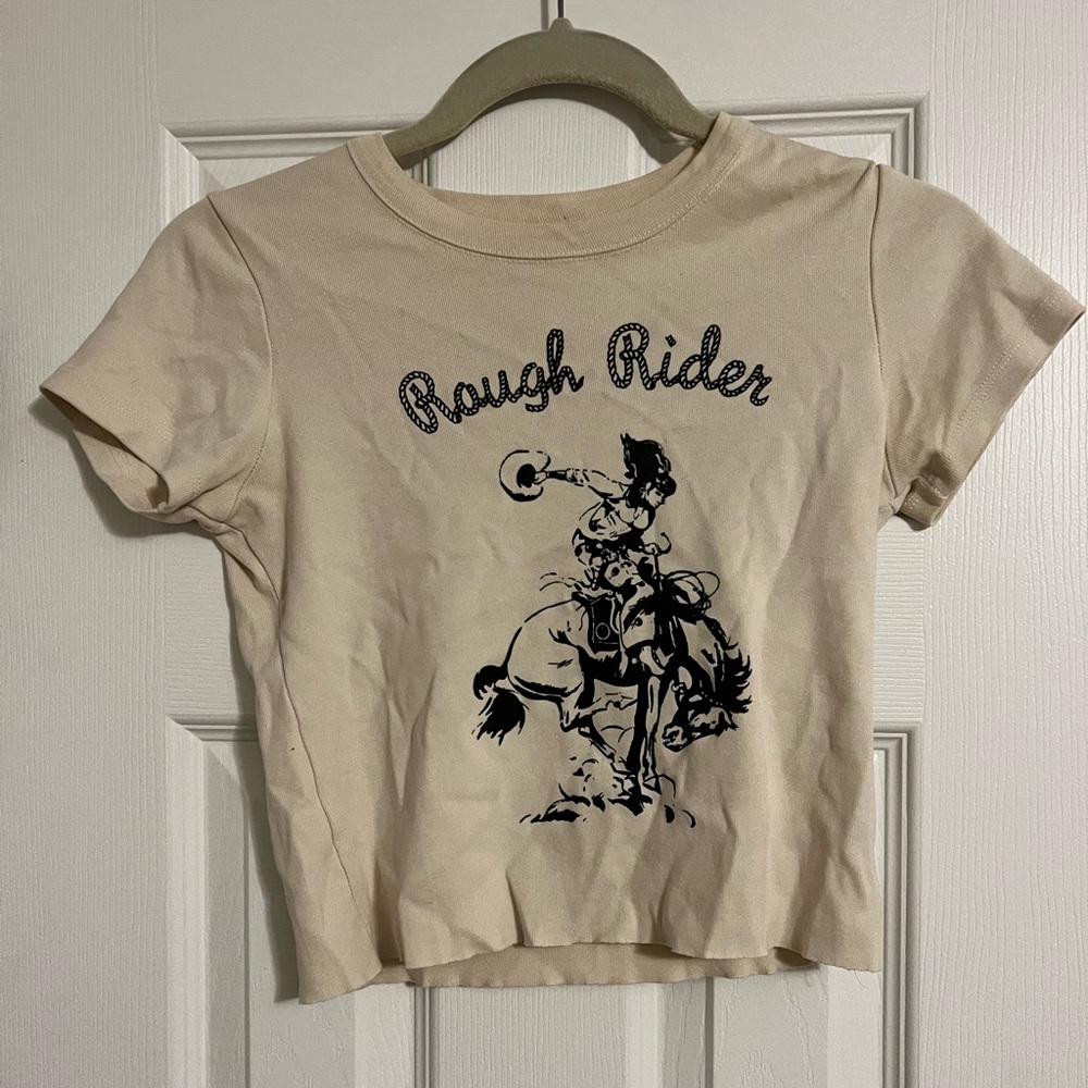 Rough Rider Brandy Melville baby T-shirt.